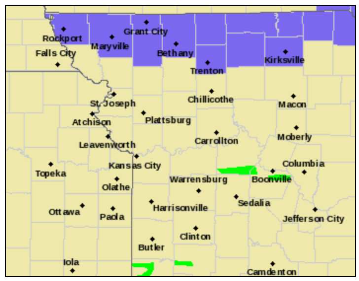 Winter Weather Advisory issued for portions of northern Missouri