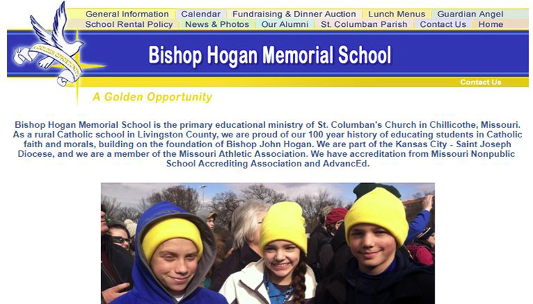 Bishop Hogan School Website