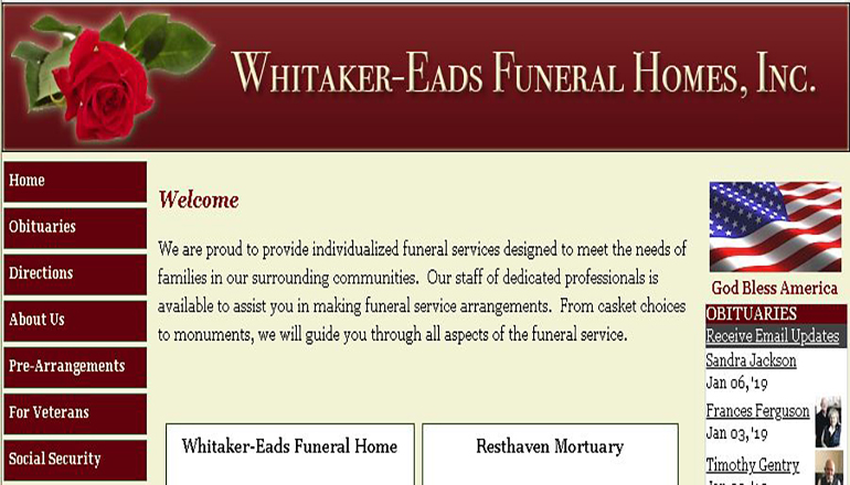 Whiteaker Eads Website