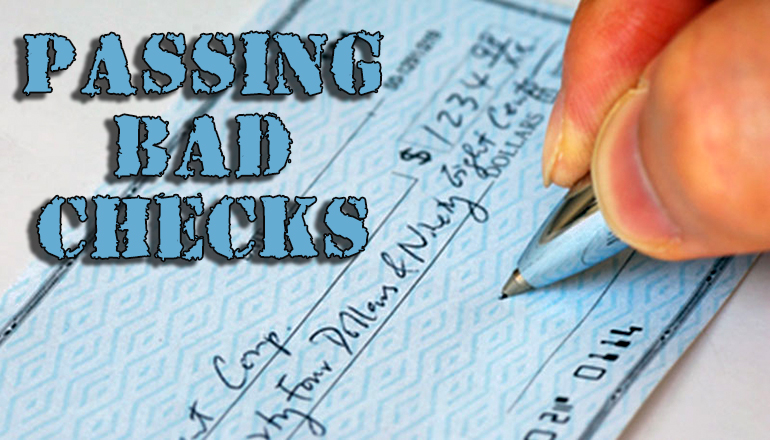 Passing Bad Checks Meaning