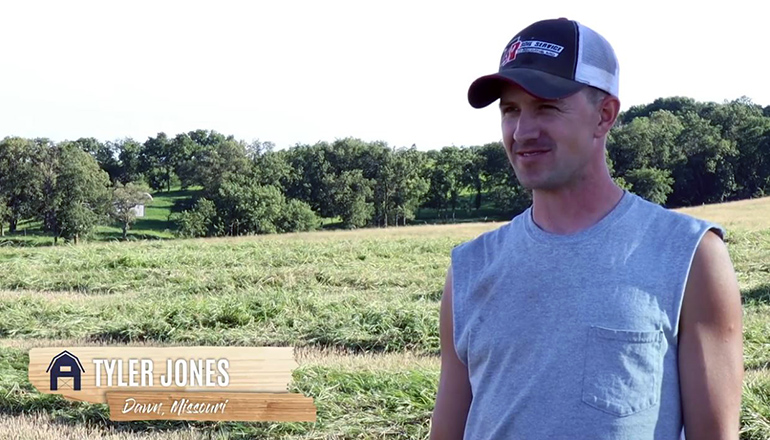Video: Tyler Jones is a fourth-generation farmer from Dawn, Missouri