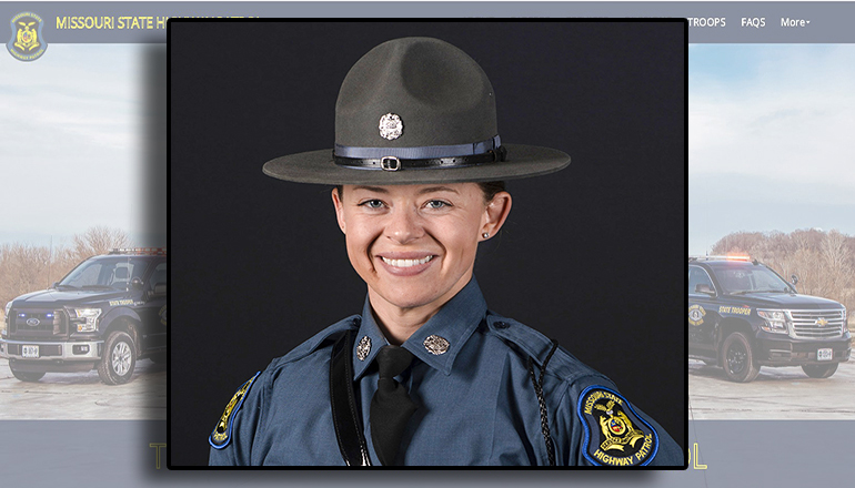 Trooper Molly Gach assigned to Troop H in St. Joseph