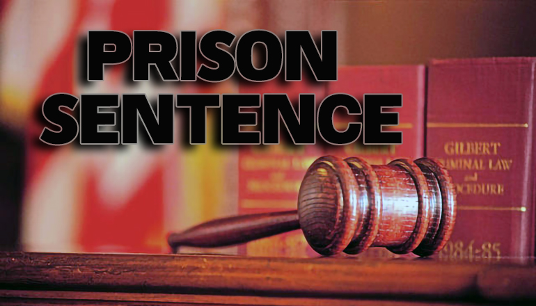 Prison Sentence news graphic