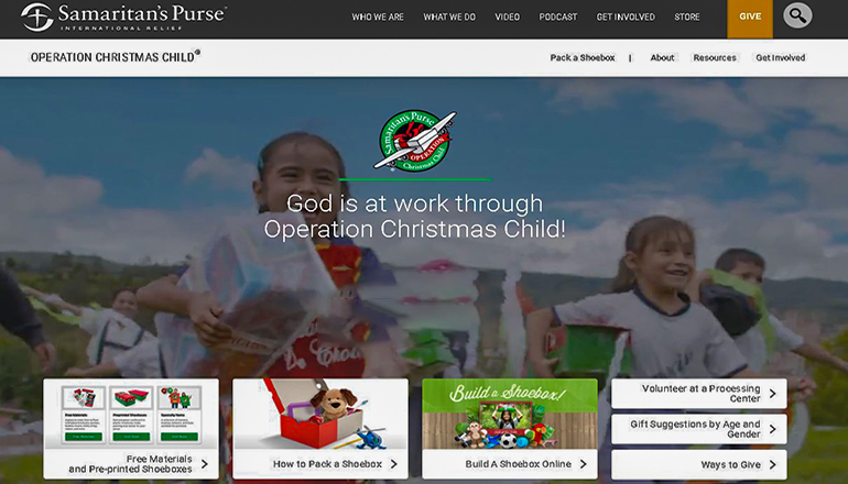 The Saline Courier Events - Operation Christmas Child Collection Week