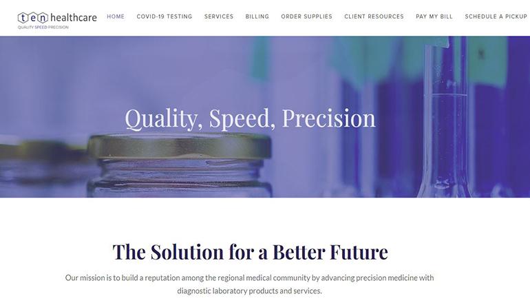 TEN Healthcare Website