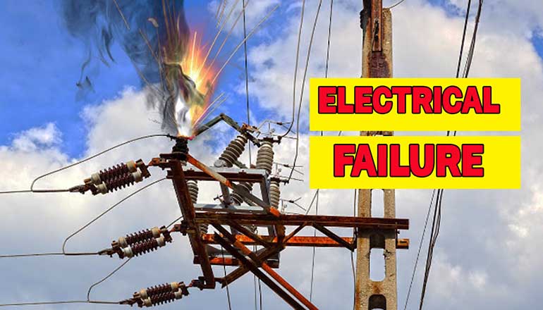 Electrical Failure News Graphic