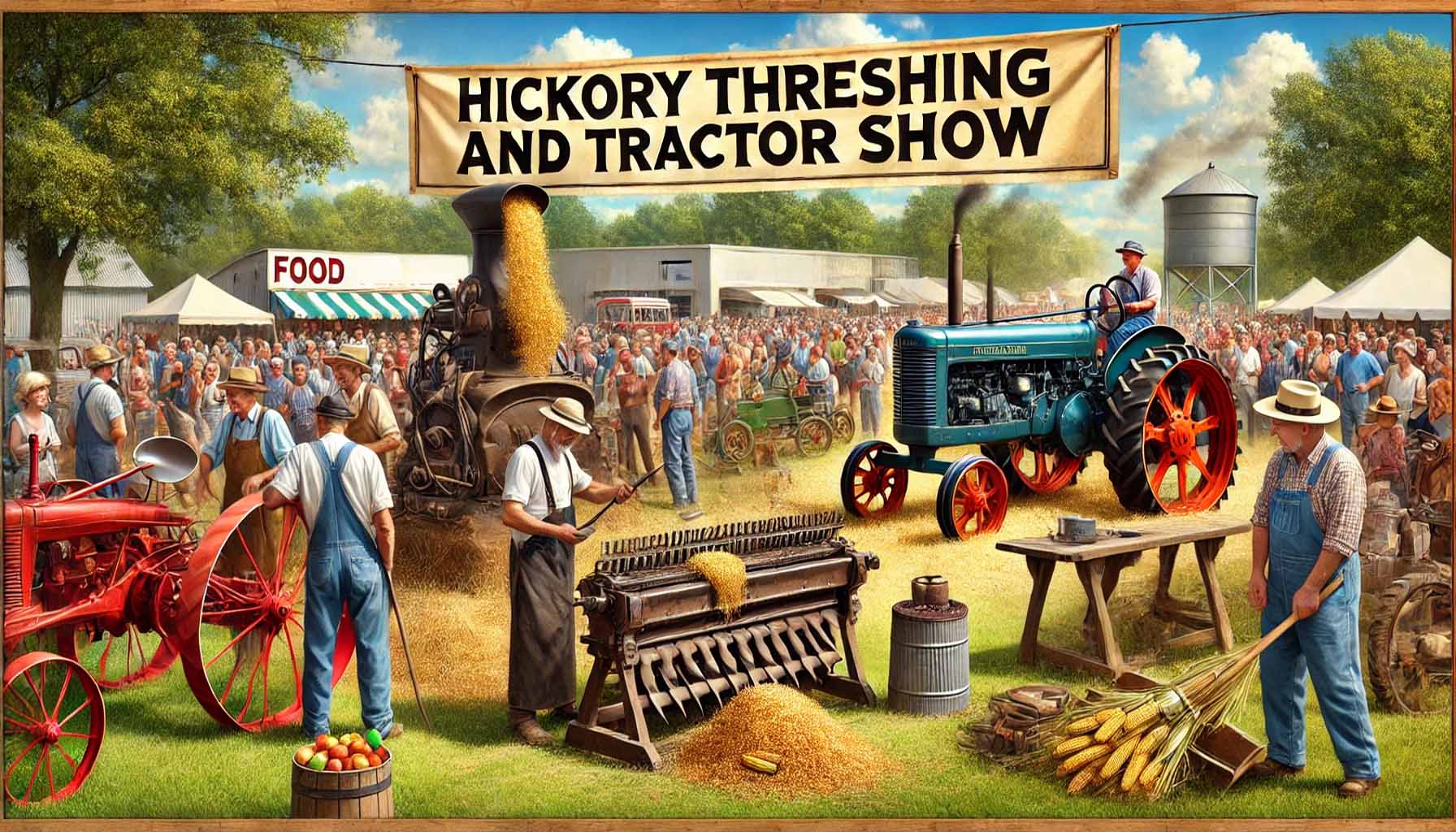 Hickory Threshing & Tractor Show News Graphic