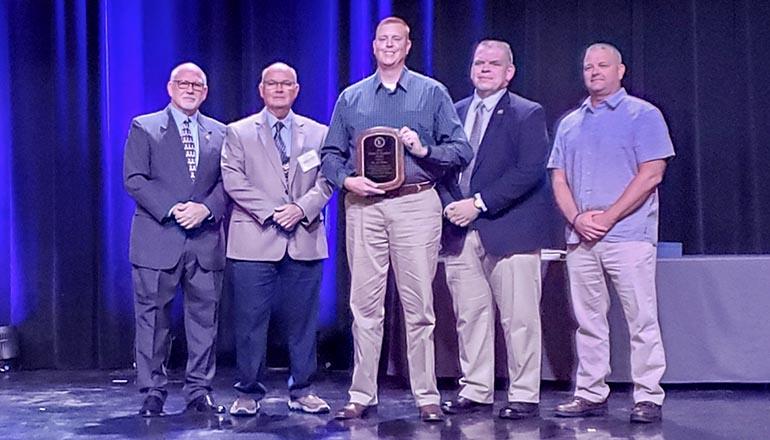 Jeb walker of TPD receives award