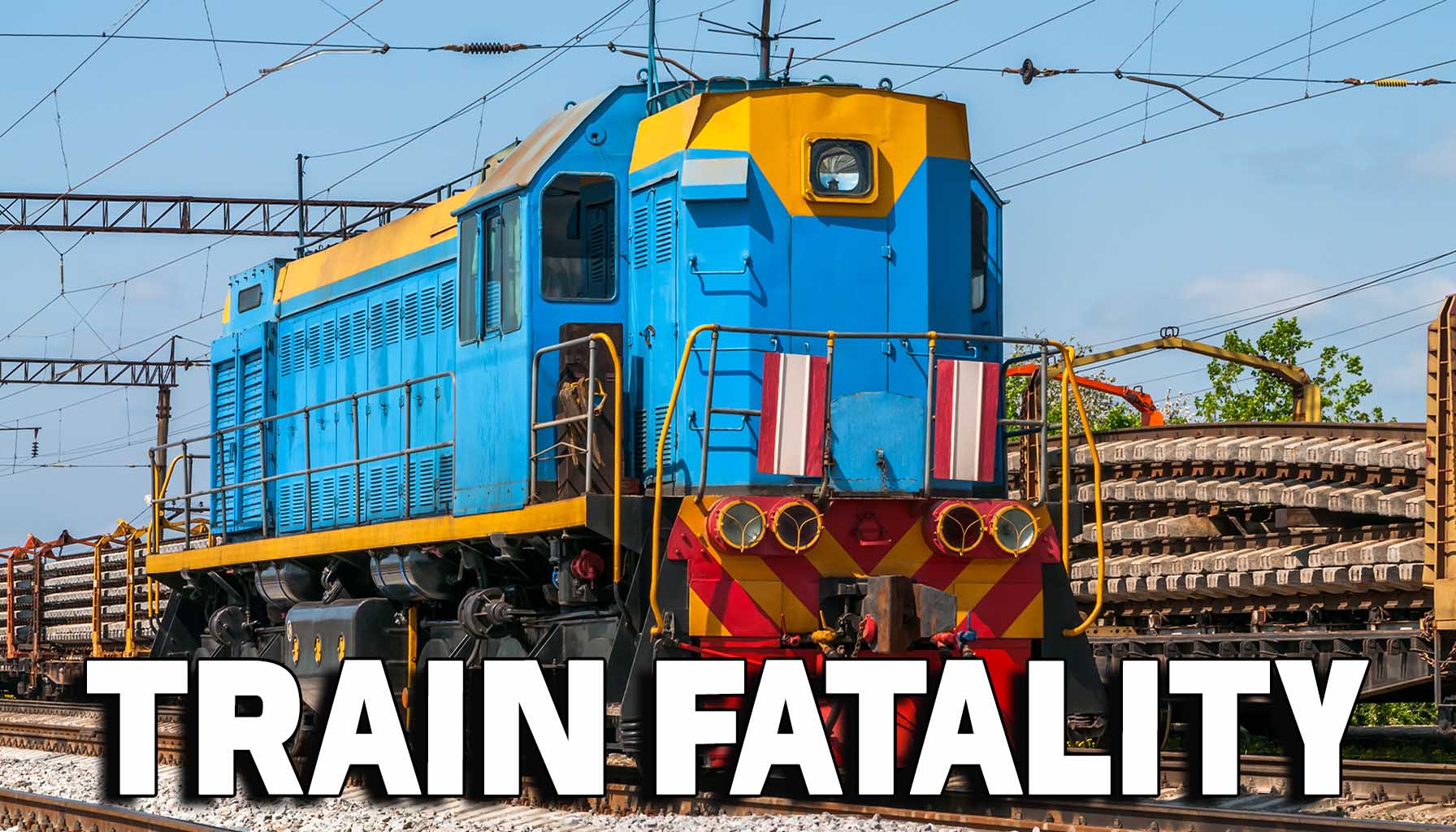 Train Fatality news graphic