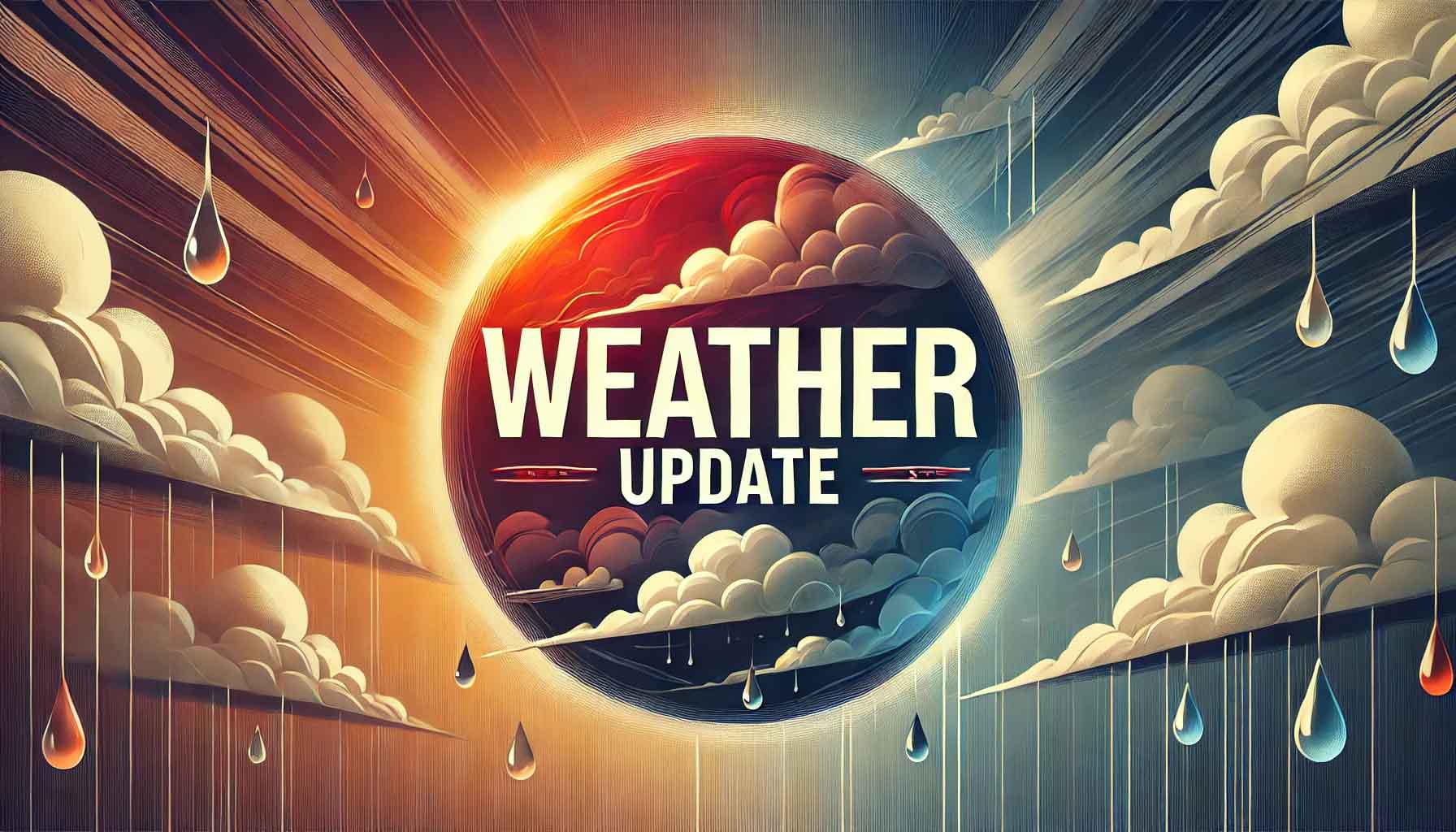 Weather Update News Graphic