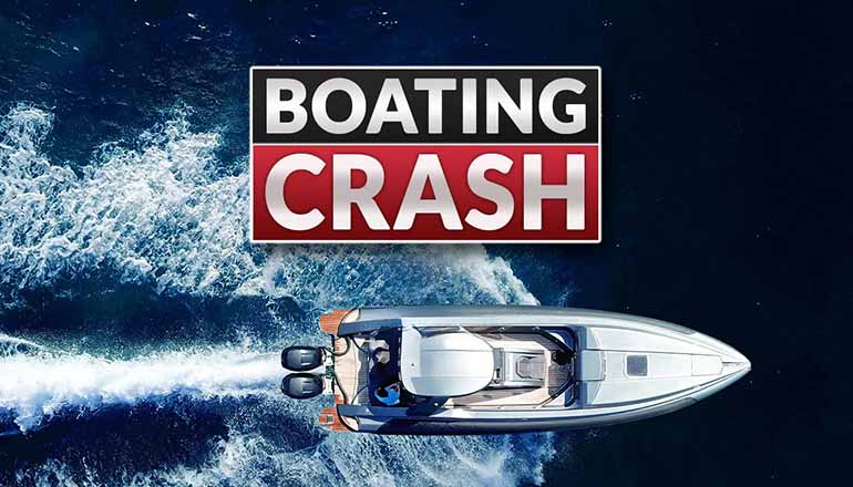 Boating Crash News Graphic