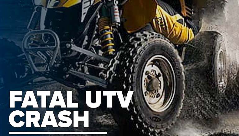 Fatal UTV Crash (accident) News Graphic