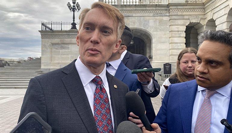 Oklahoma Republican Sen. James Lankford (Photo by Jennifer Shutt - Missouri Independent)