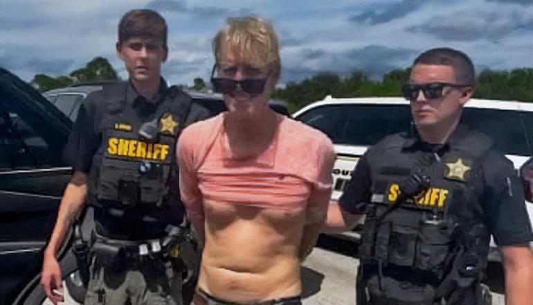 Ryan Wesley Routh following his arrest in Florida (Photo courtesy Martin County Sheriff's Office)